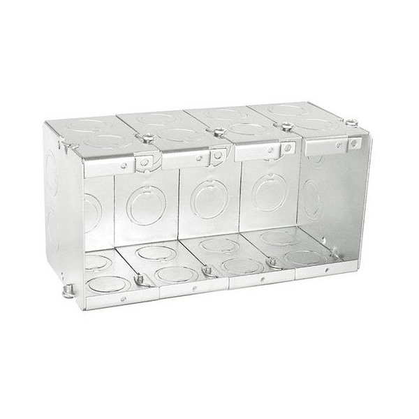 Electrical Box, Masonry Box Type, 4 Gangs